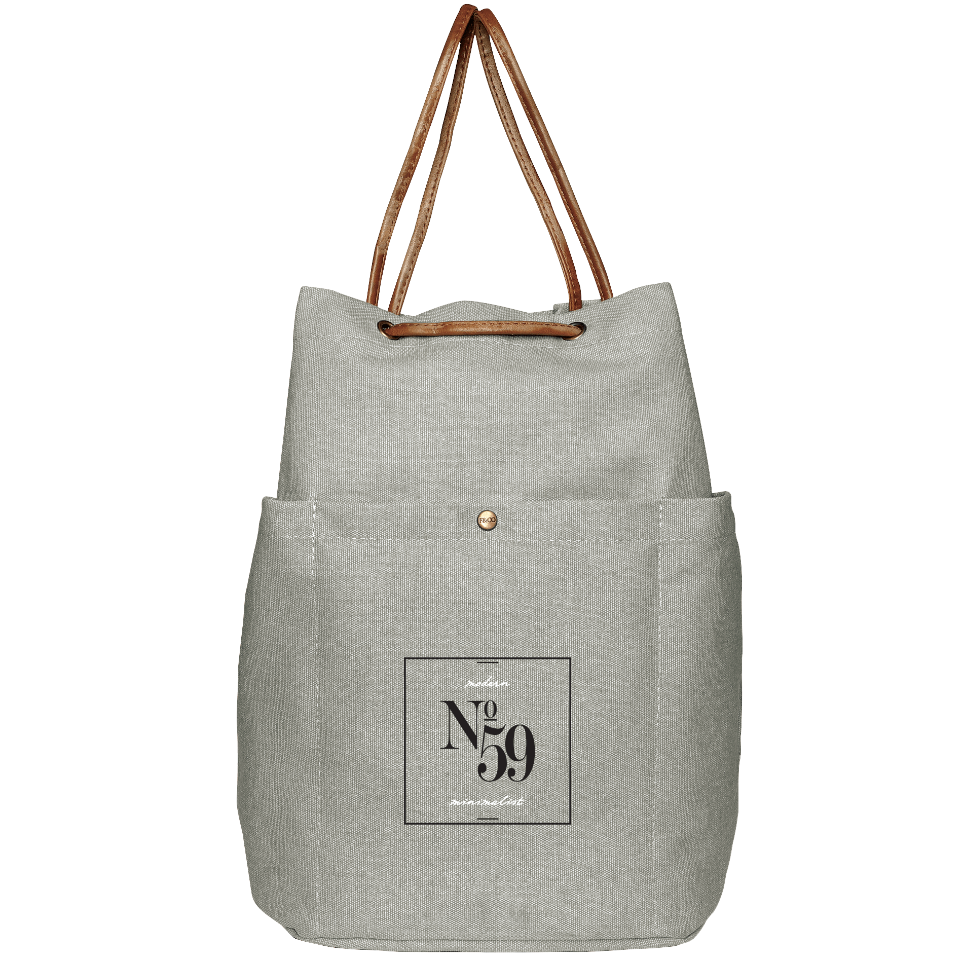 This is a（n） Base Field Tote Tall Field & Co. 16oz Cotton Canvas Convertible Tote | PCNA