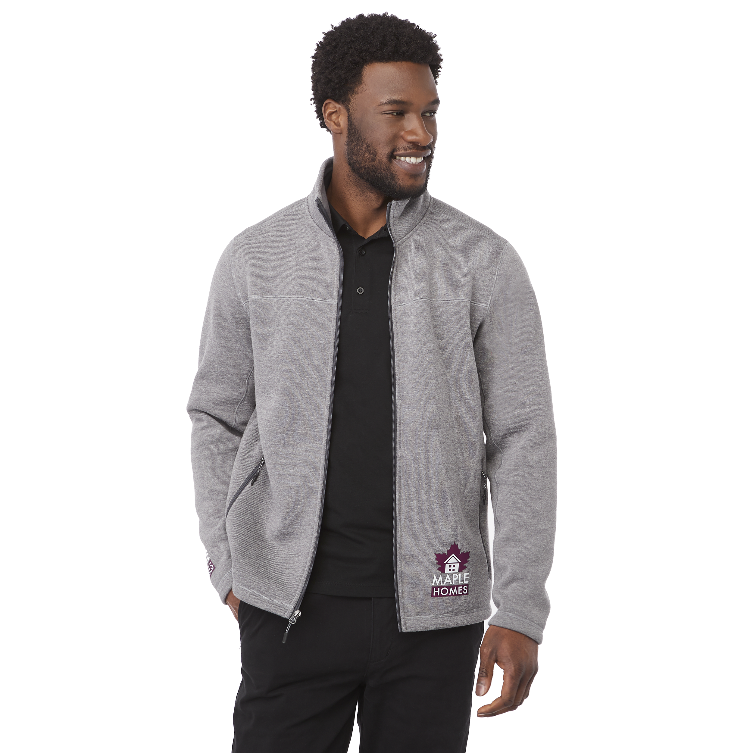 Men's DARNELL Eco Knit Full Zip Sweater | PCNA