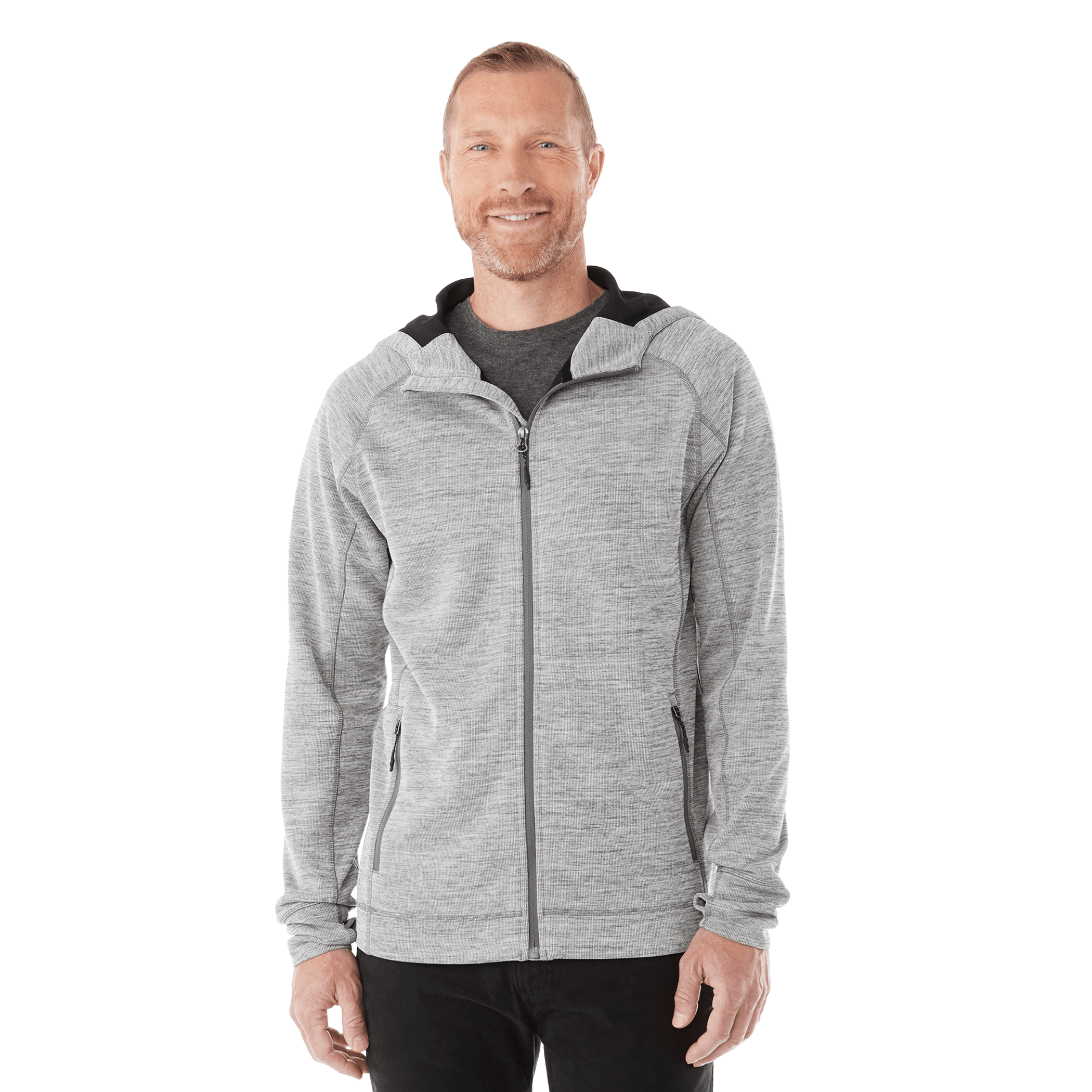 Men's ODELL Performance Knit Full Zip Hoodie with Thumb