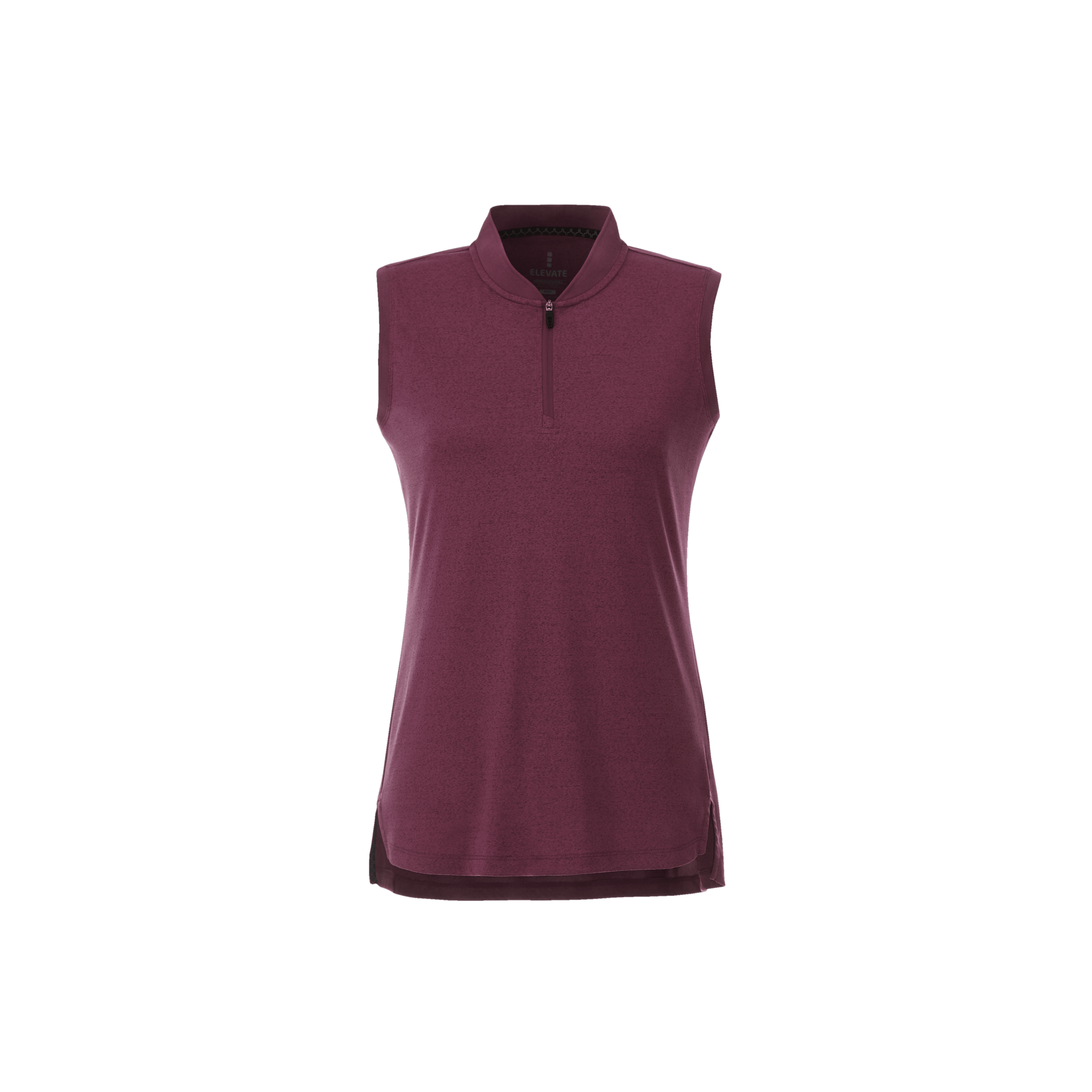 Women's KINPORT Sleeveless Zip Up Stand Collar Performance Polo | PCNA