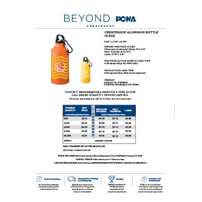 Aluminum Bottle 13.5oz Flyer image