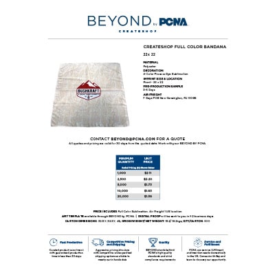 image of Bandana Flyer