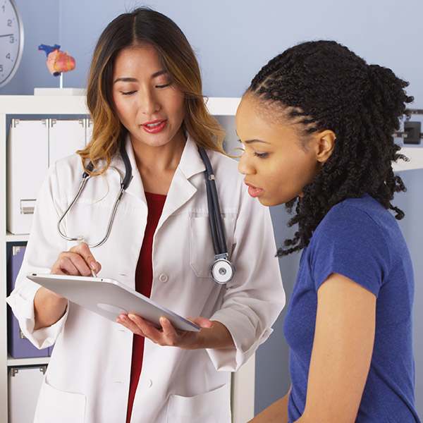 An image of a man working in a medical field