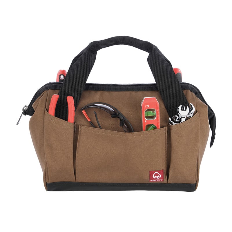 Wolverine durable tool bag holding several tools