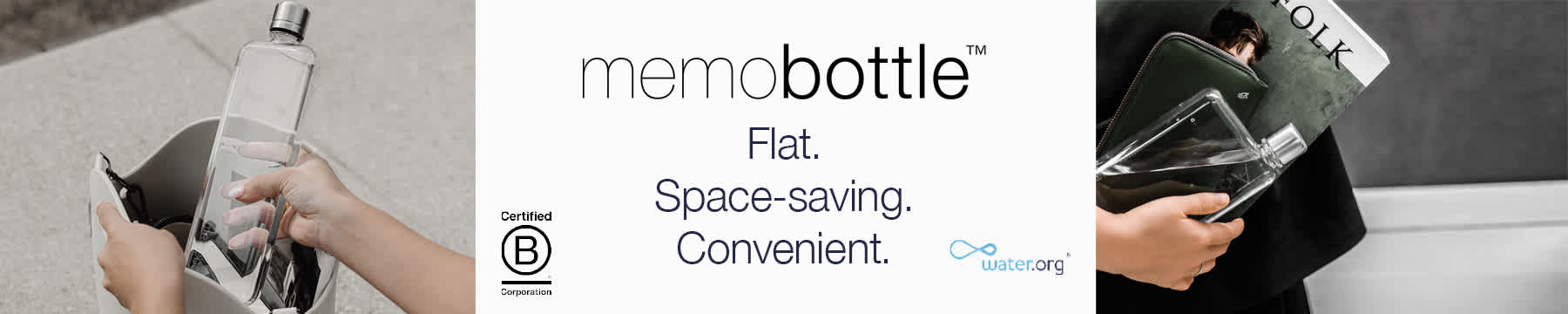 memobottle brand banner