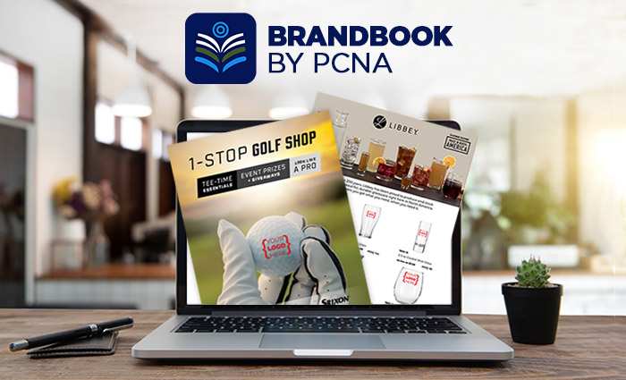 a picture of flyers coming out of a laptop computer on a desk, brandbook by pcna 