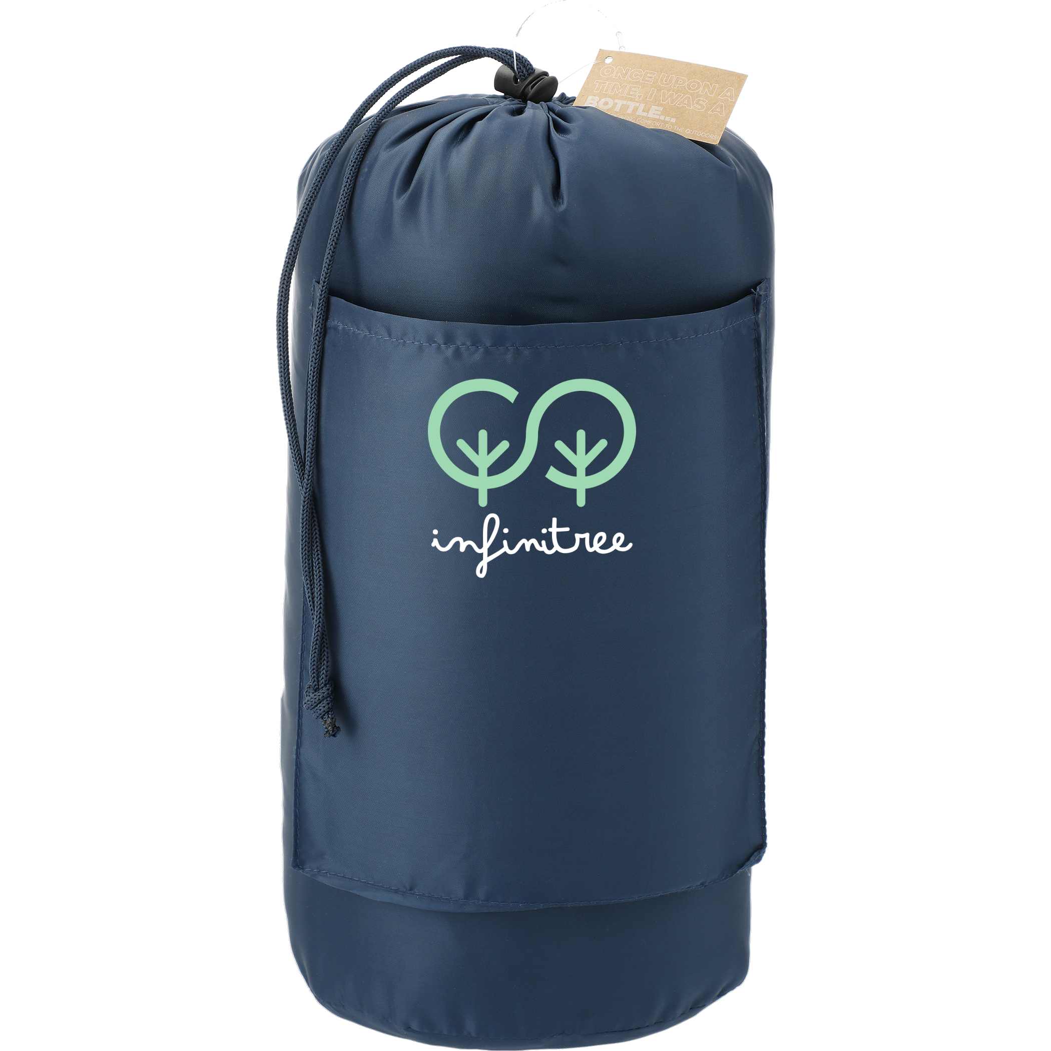 Wave Recycled Insulated Outdoor Blanket — Navy (NY) (front)