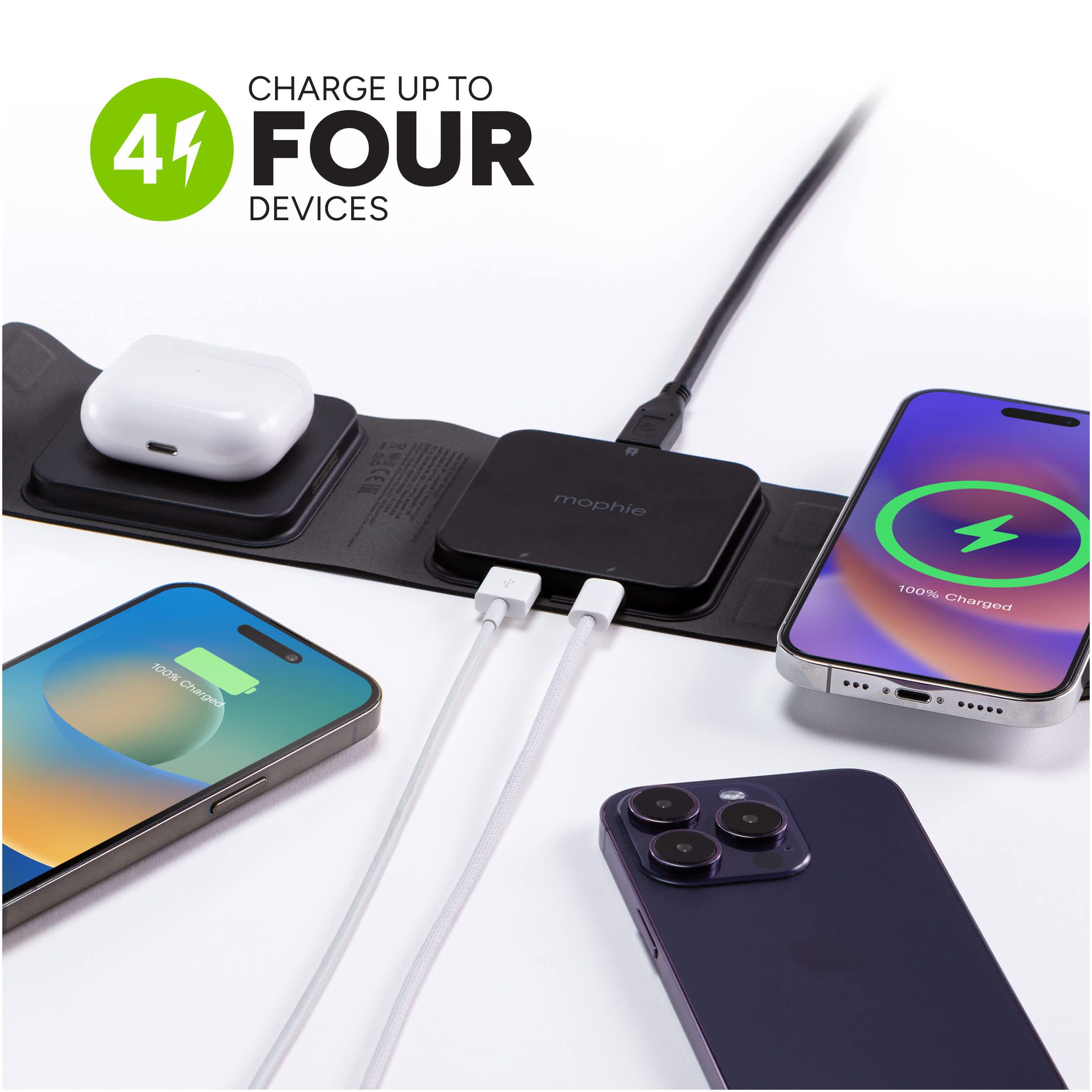 スマホアクセサリー mophie snap+ multi-device travel charger mophie Snap+ Multi-Device Travel Charger | PCNA