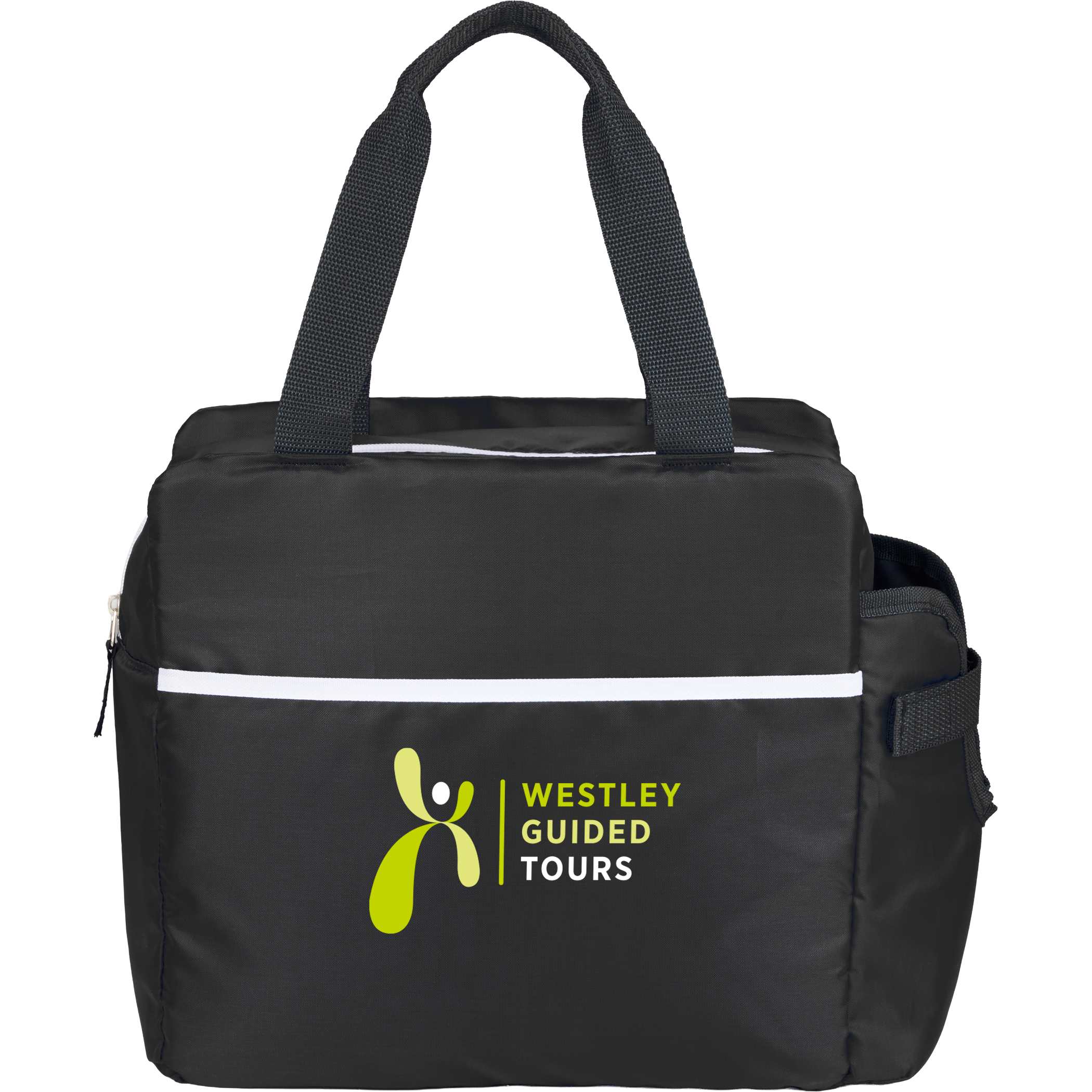 Sidecar 16-Can Recycled Cooler — Black (BK) (front)