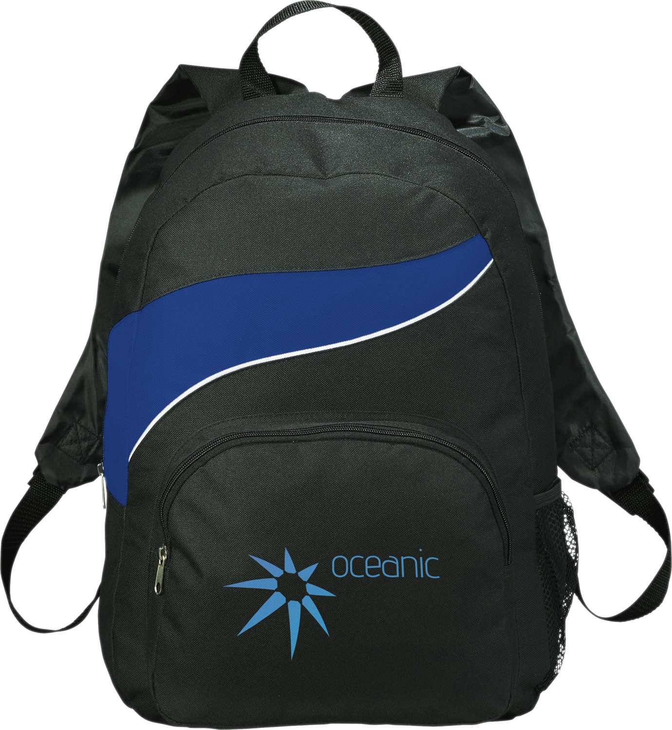 Tornado Deluxe Backpack — Royal Blue (front)