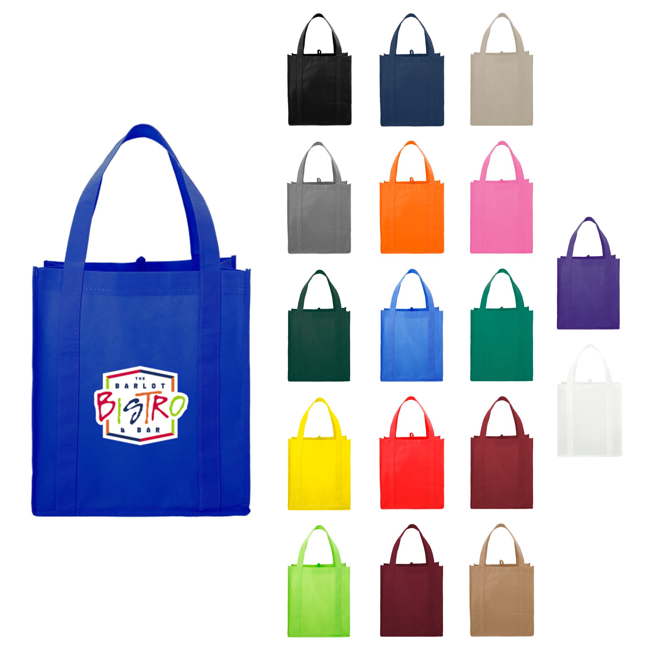 Bullet Hercules Non-Woven Grocery Tote | PCNA