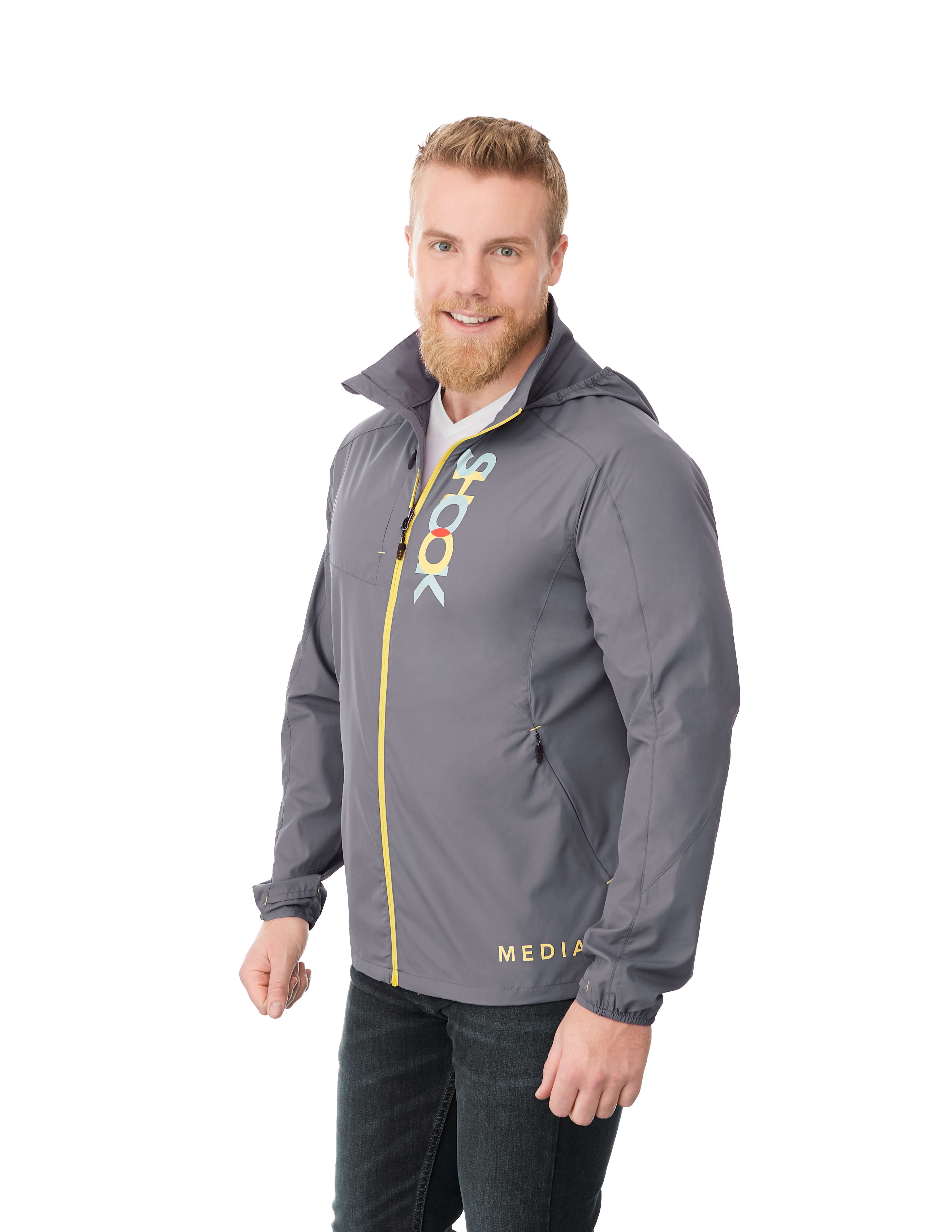 Men's FLINT Lightweight Water Resistant Jacket with Hood | PCNA