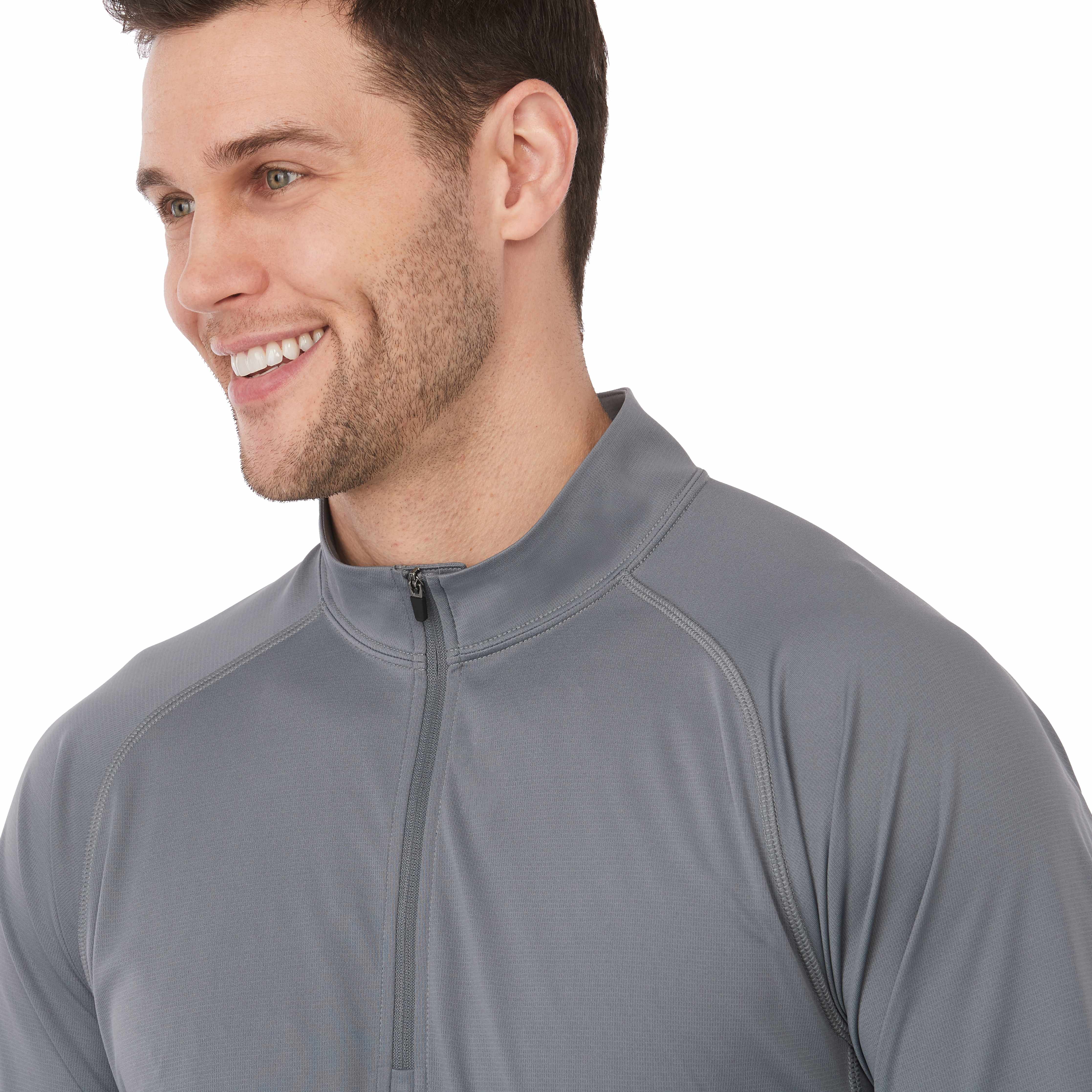 Men's EVANS Eco Knit Performance Quarter Zip | PCNA