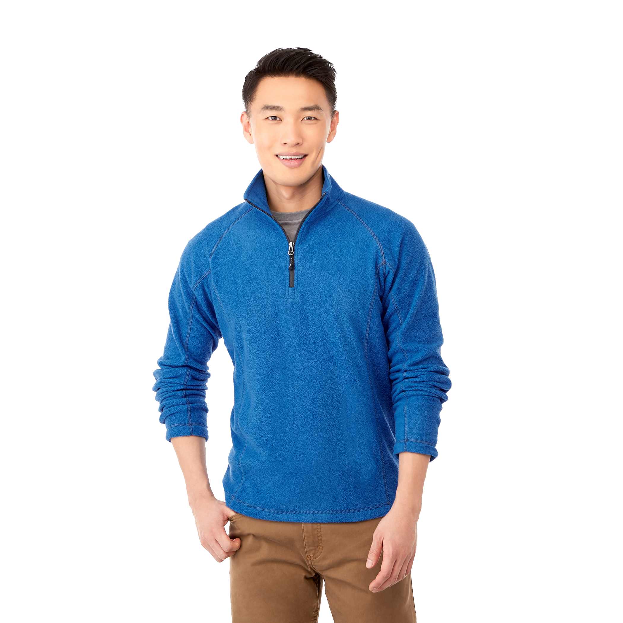 Men's BOWLEN Poly Microfleece Quarter Zip | PCNA