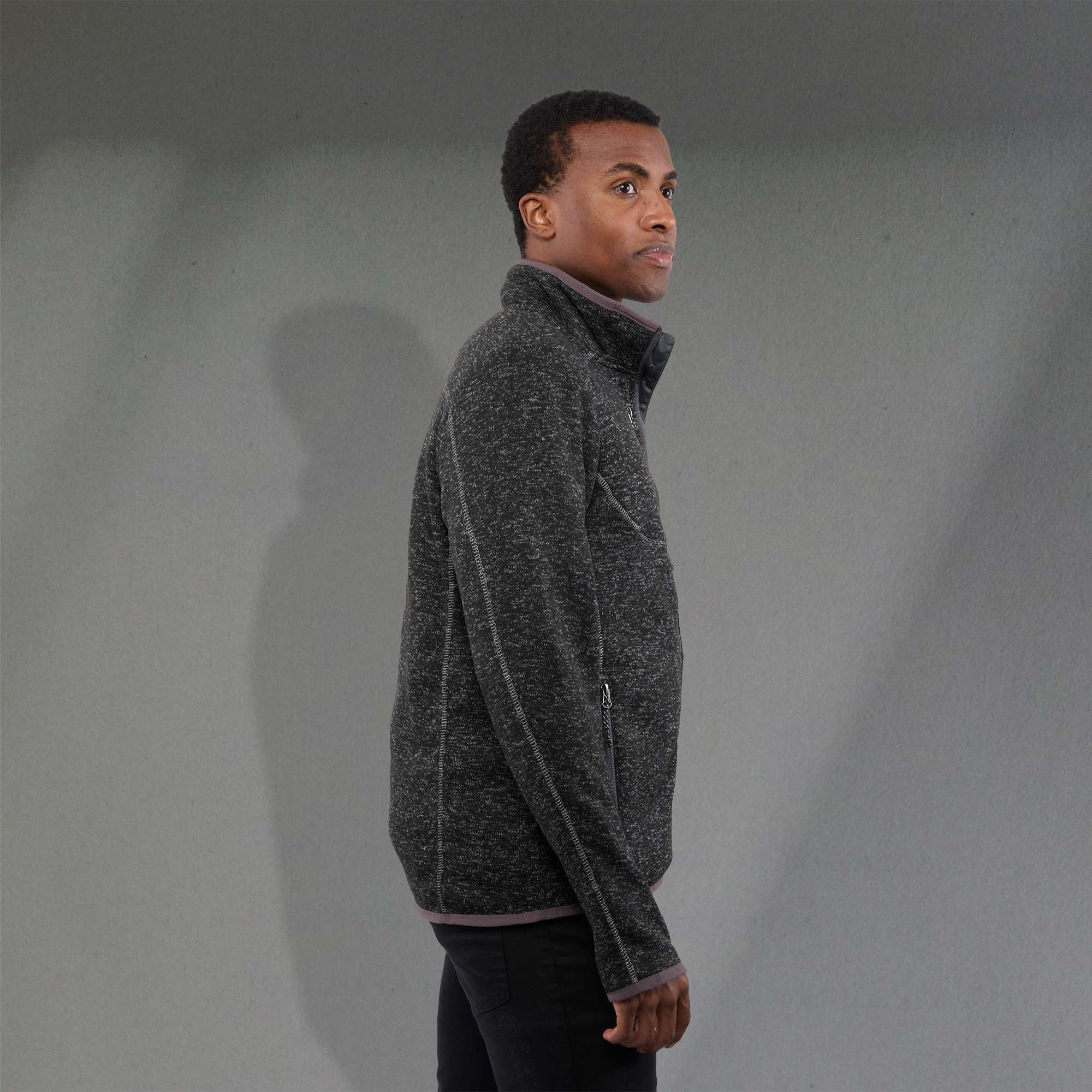 Men's TEMBLANT Sweater Knit Full Zip Jacket | PCNA