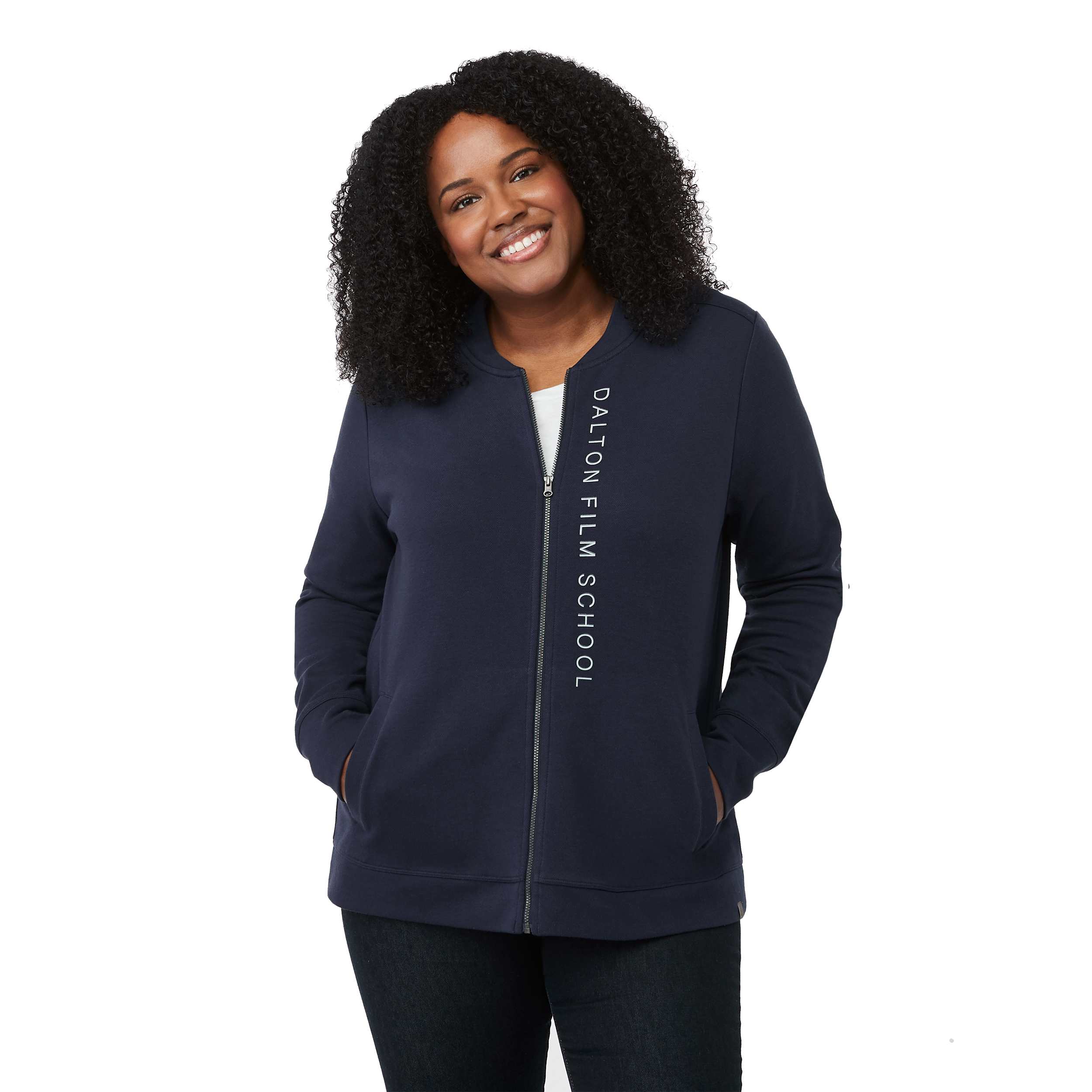 【BAON】[unisex] Kenin 2way string clr pocket fleece zip-up District ® Re-Fleece ™ Full-Zip Hoodie DT8102 | Colman and