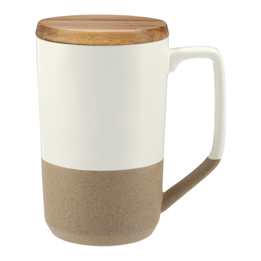 Ceramic & Coffee Mugs  Habanera 10oz Ceramic Mug SM-6352WH
