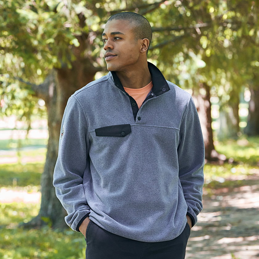 Roots73 WESTVILLE Eco Microfleece Pullover - Men