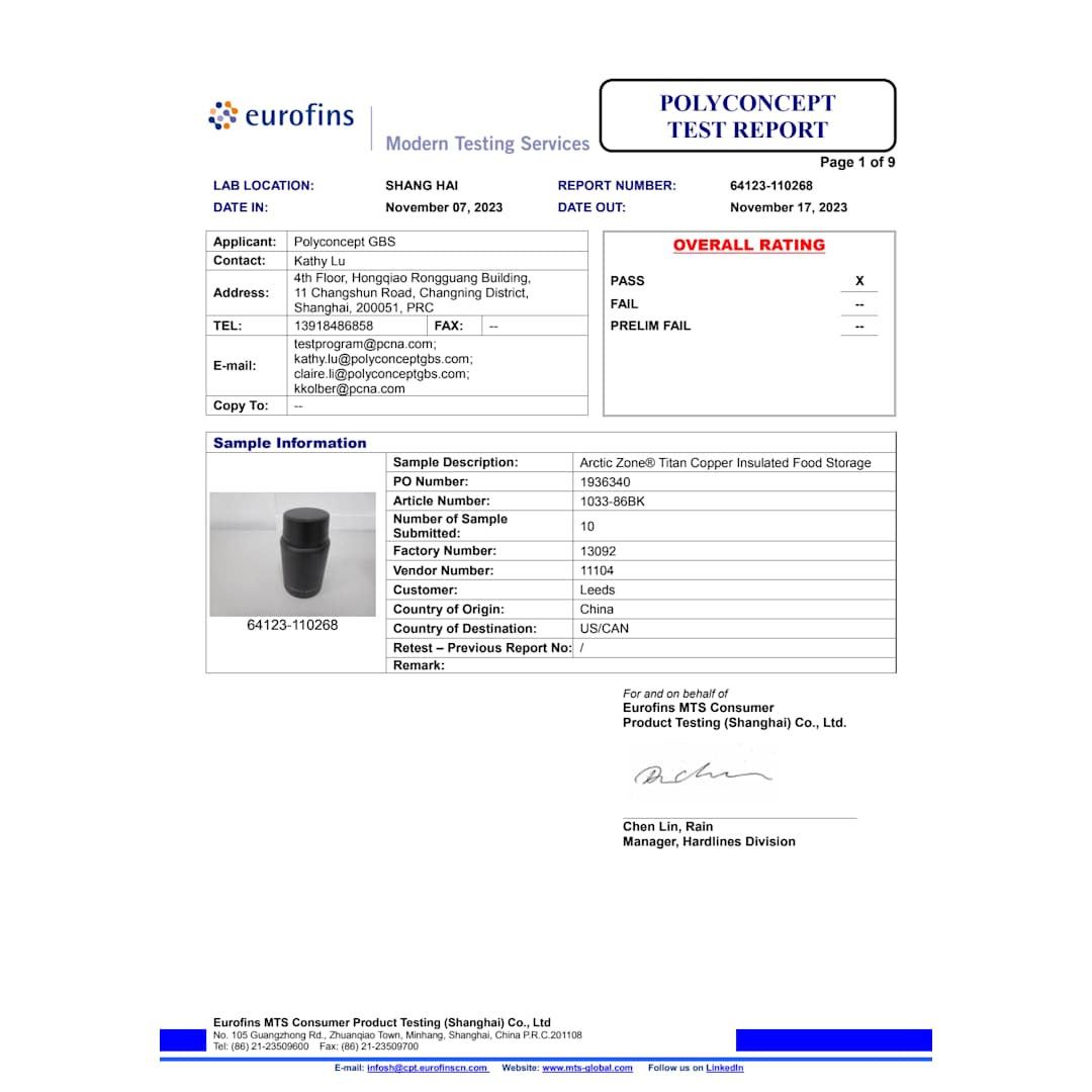 Arctic Zone® Titan Copper Insulated Food Storage 148
