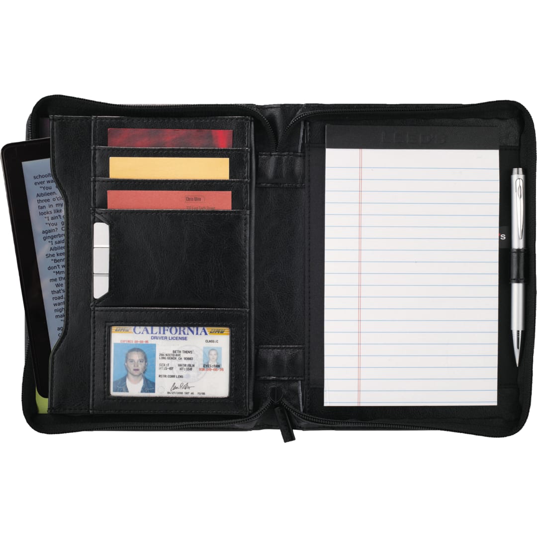 FSC® Mix Renaissance Jr. Zippered Padfolio