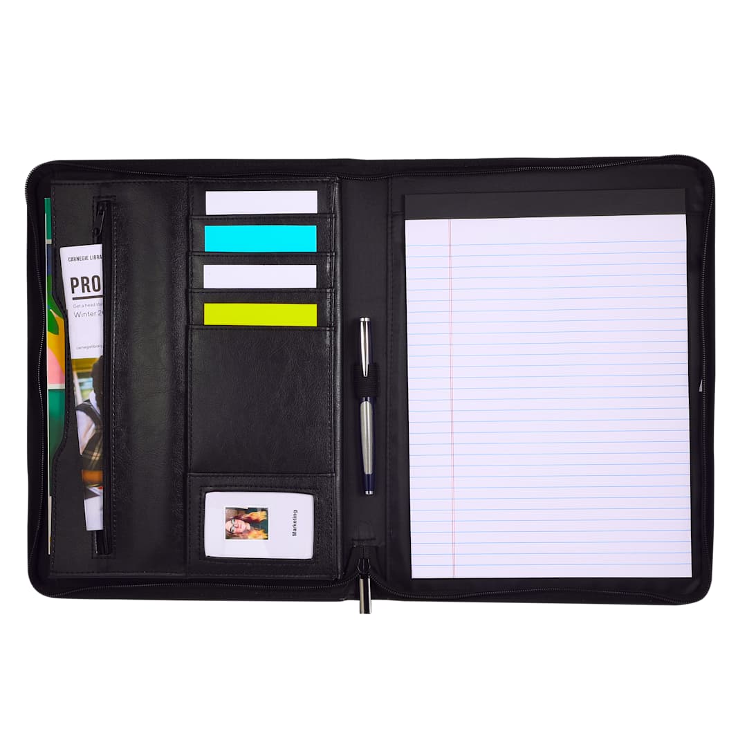 FSC® Mix Renaissance Zippered Padfolio