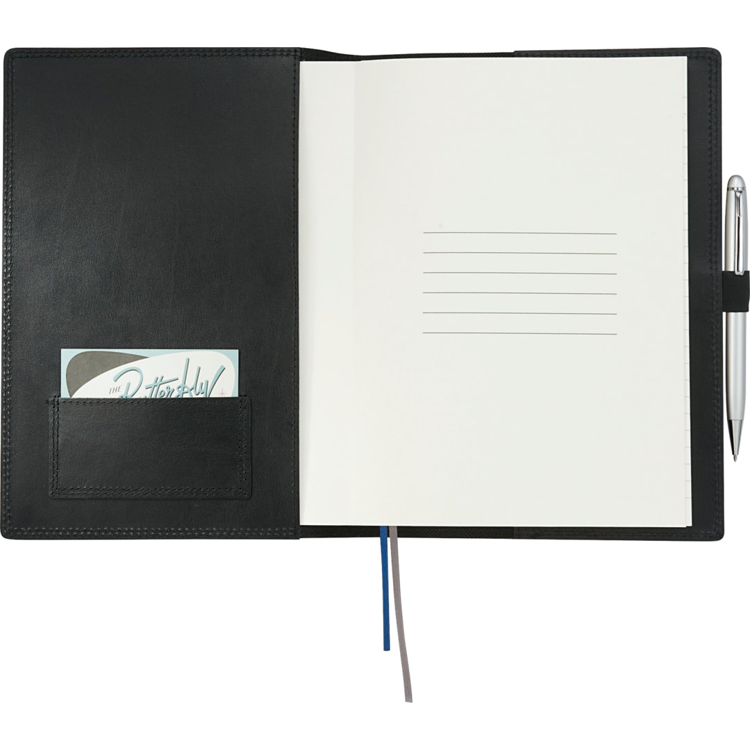 FSC® Mix 7" x 10" Uptown Refillable Leather Journa