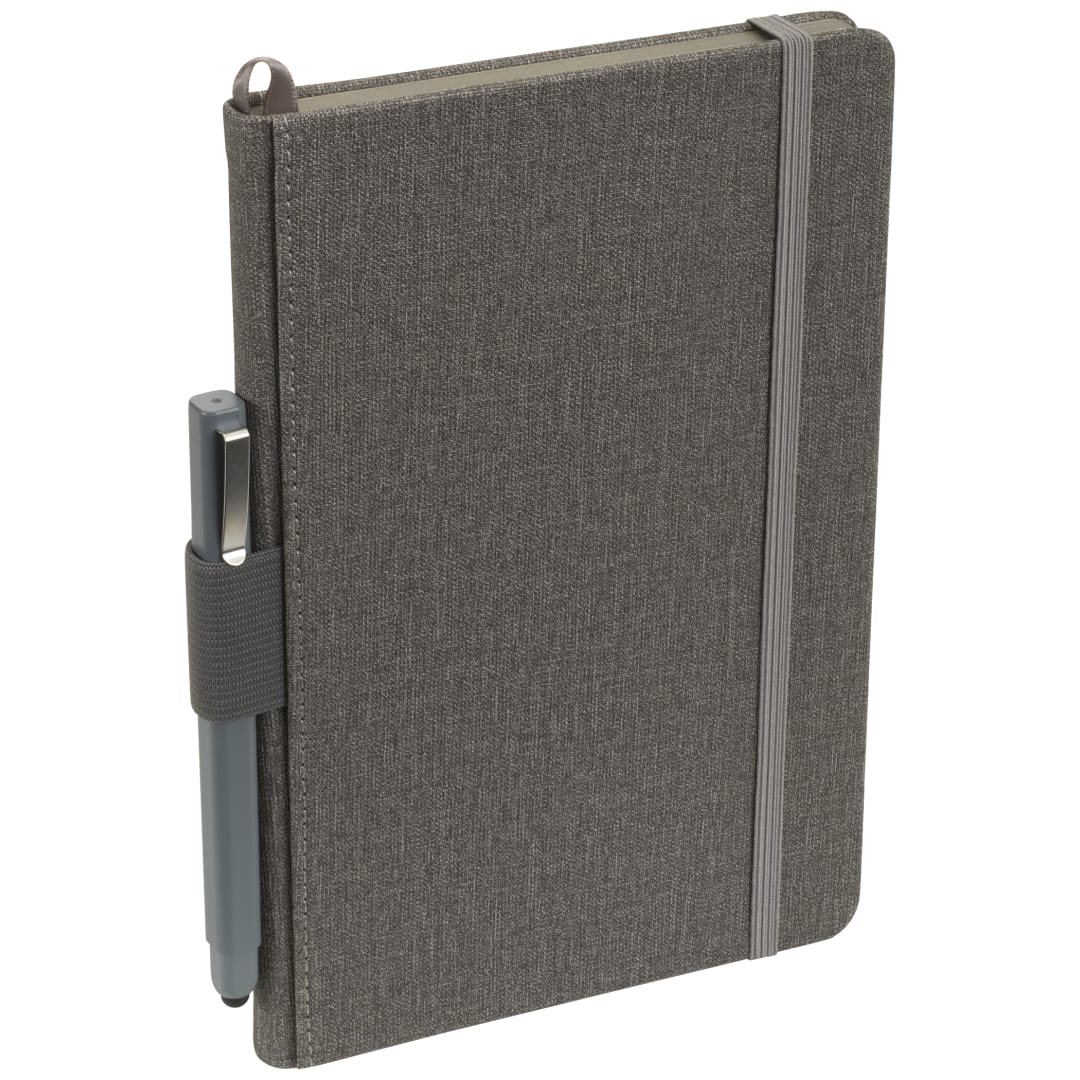 FSC® Mix 5.5" x 8.5" Heathered Hard Bound Journal