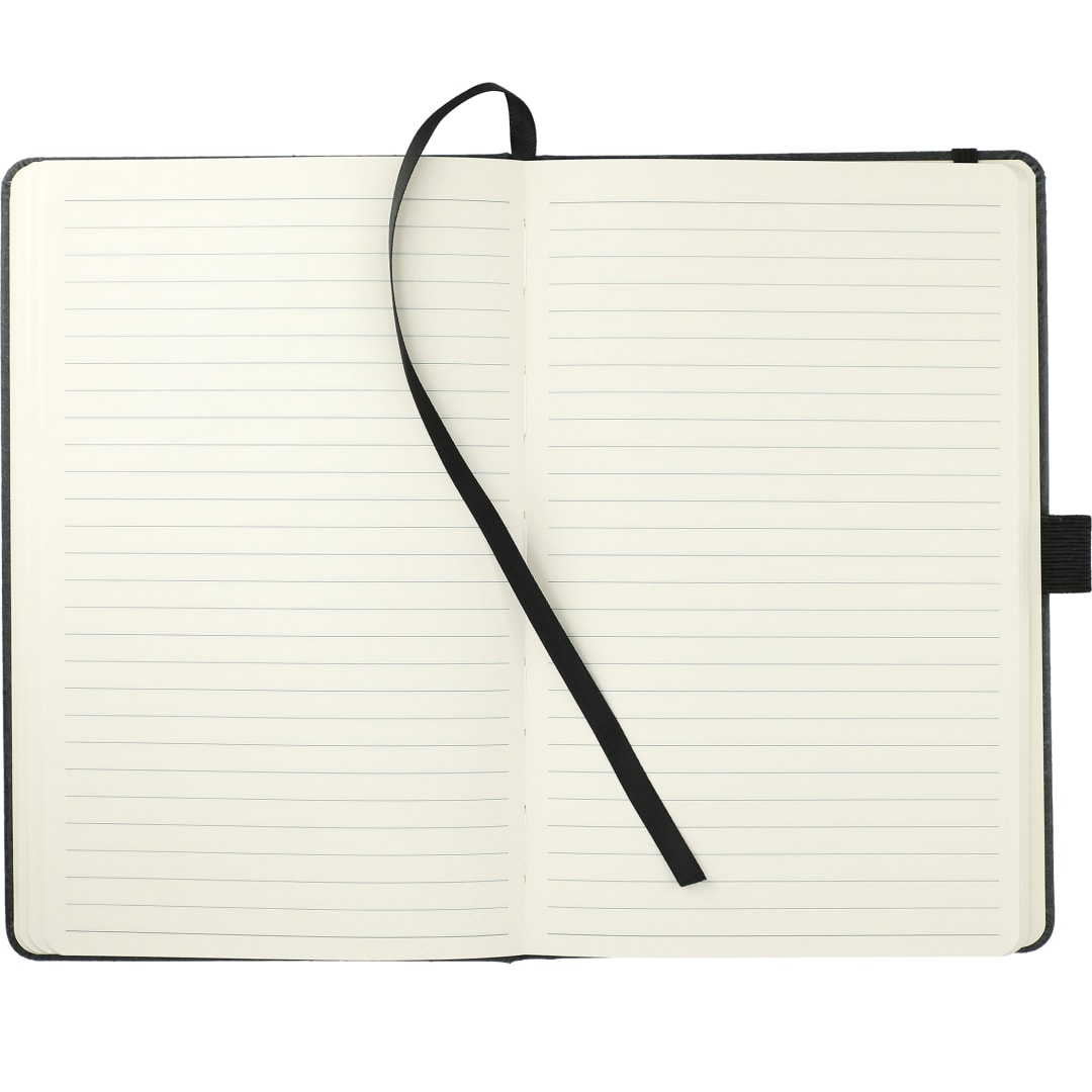 FSC® Mix 5.5" x 8.5" Recycled Leather Bound Journa