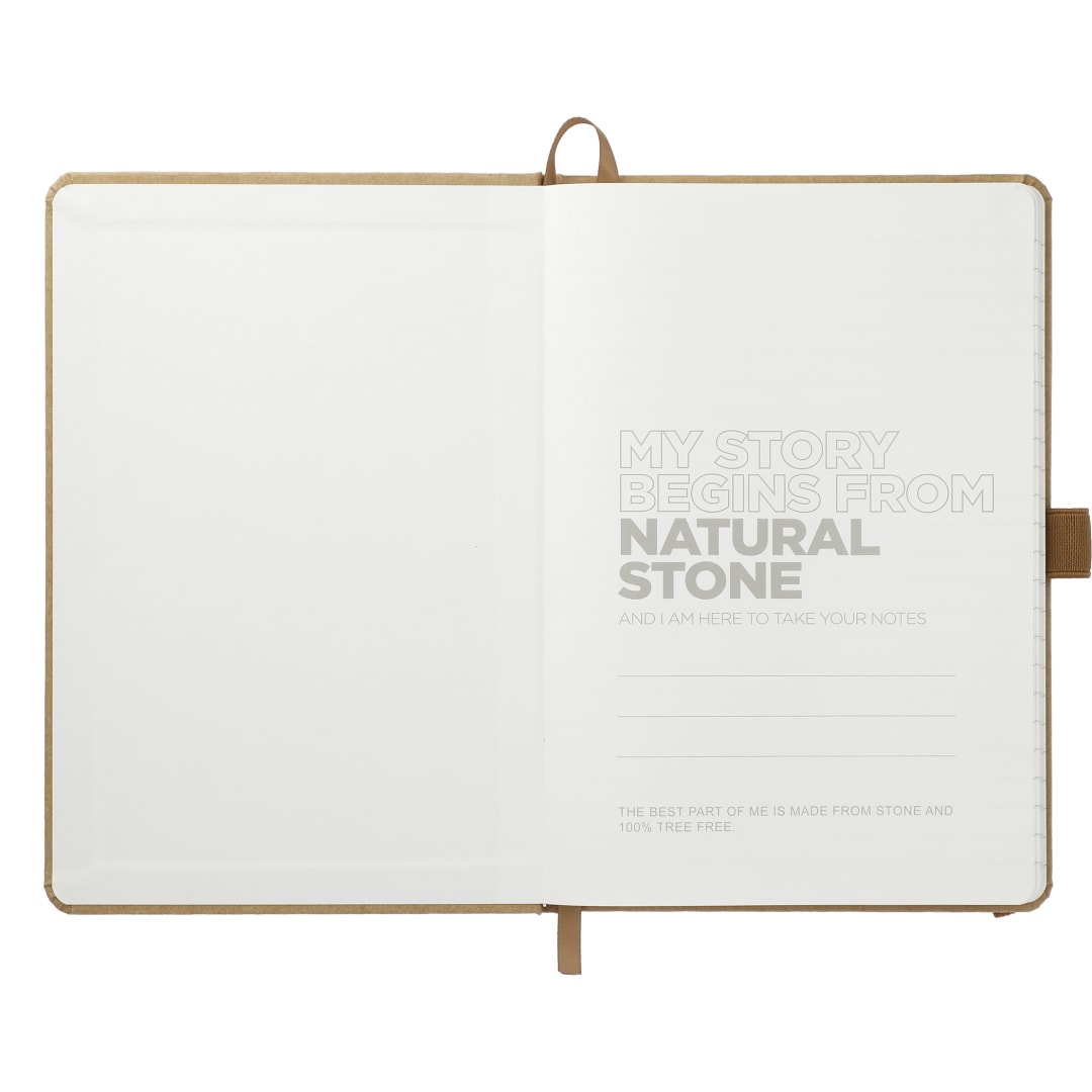 5.5" x 8.5" Washable Kraft Stone Bound Journal
