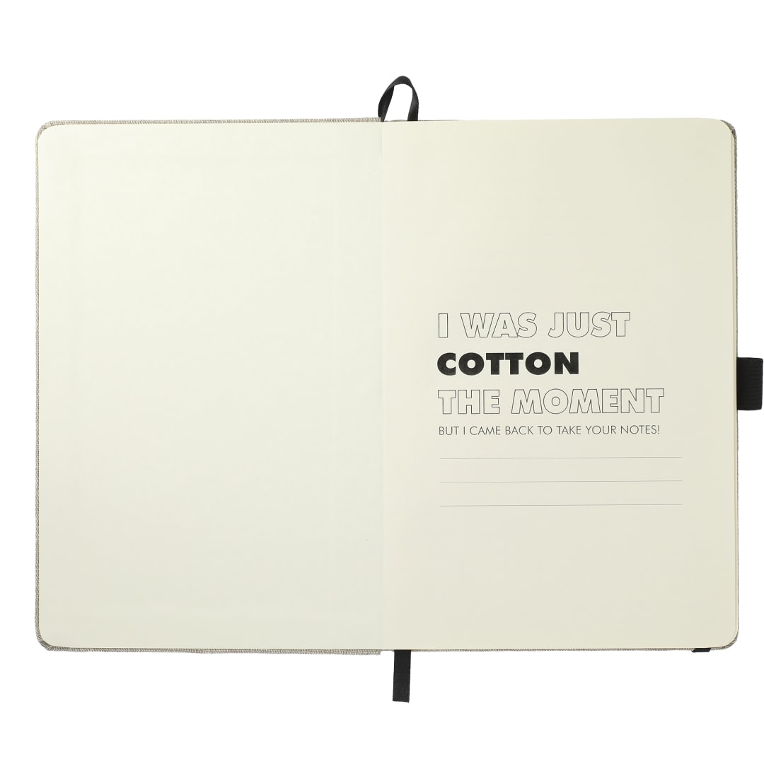 5.5" x 8.5" FSC® Mix Recycled Cotton Bound Journal
