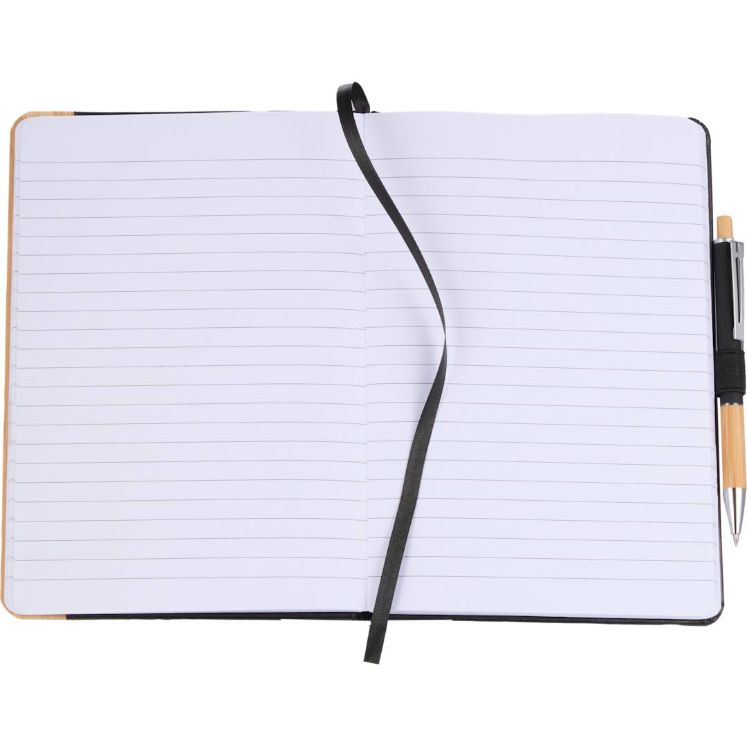 5.5” x 8.5” FSC® Recycled Bamboo Fiber PU Journal