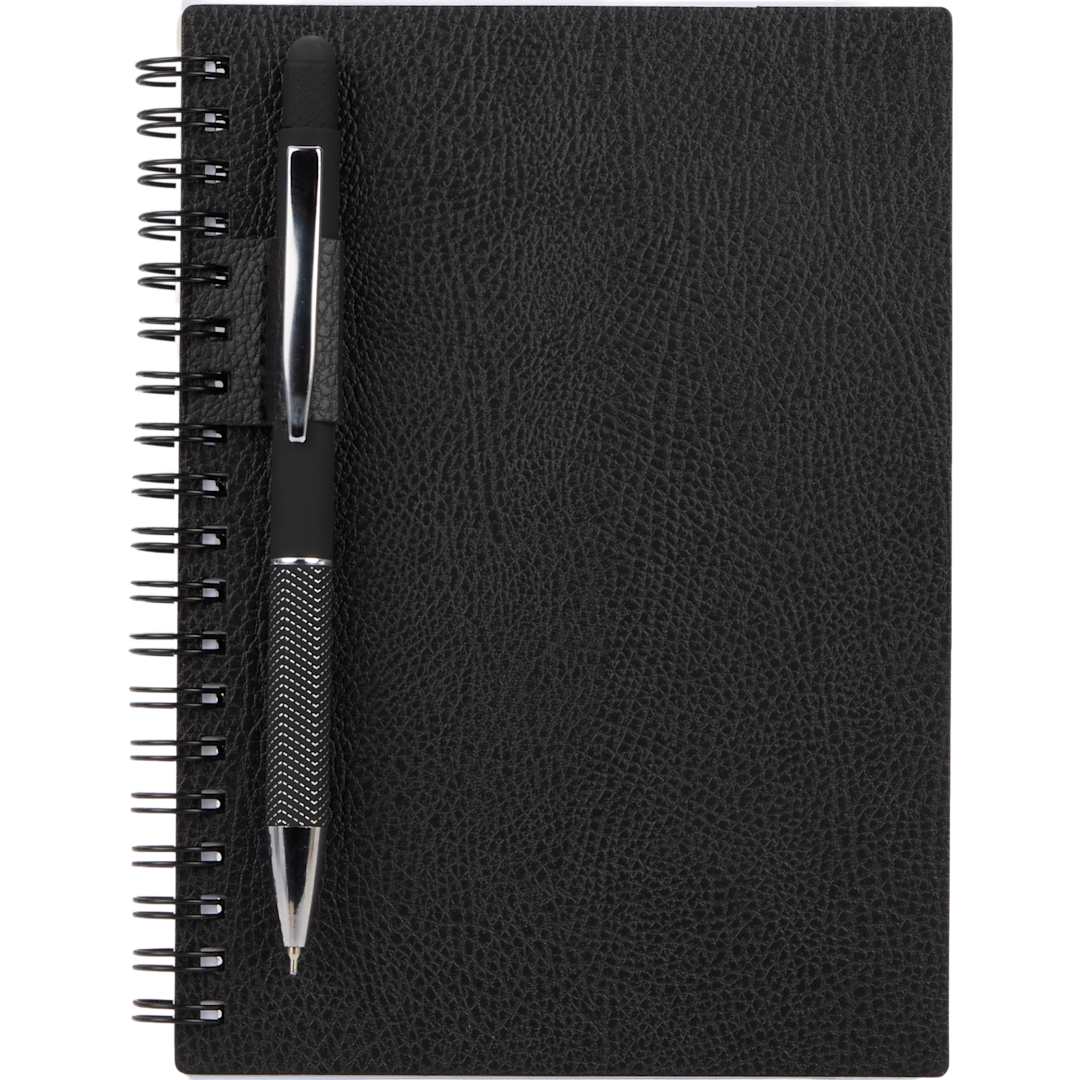 5” x 7” FSC ® Recycled Pebble Grain Spiral Journal
