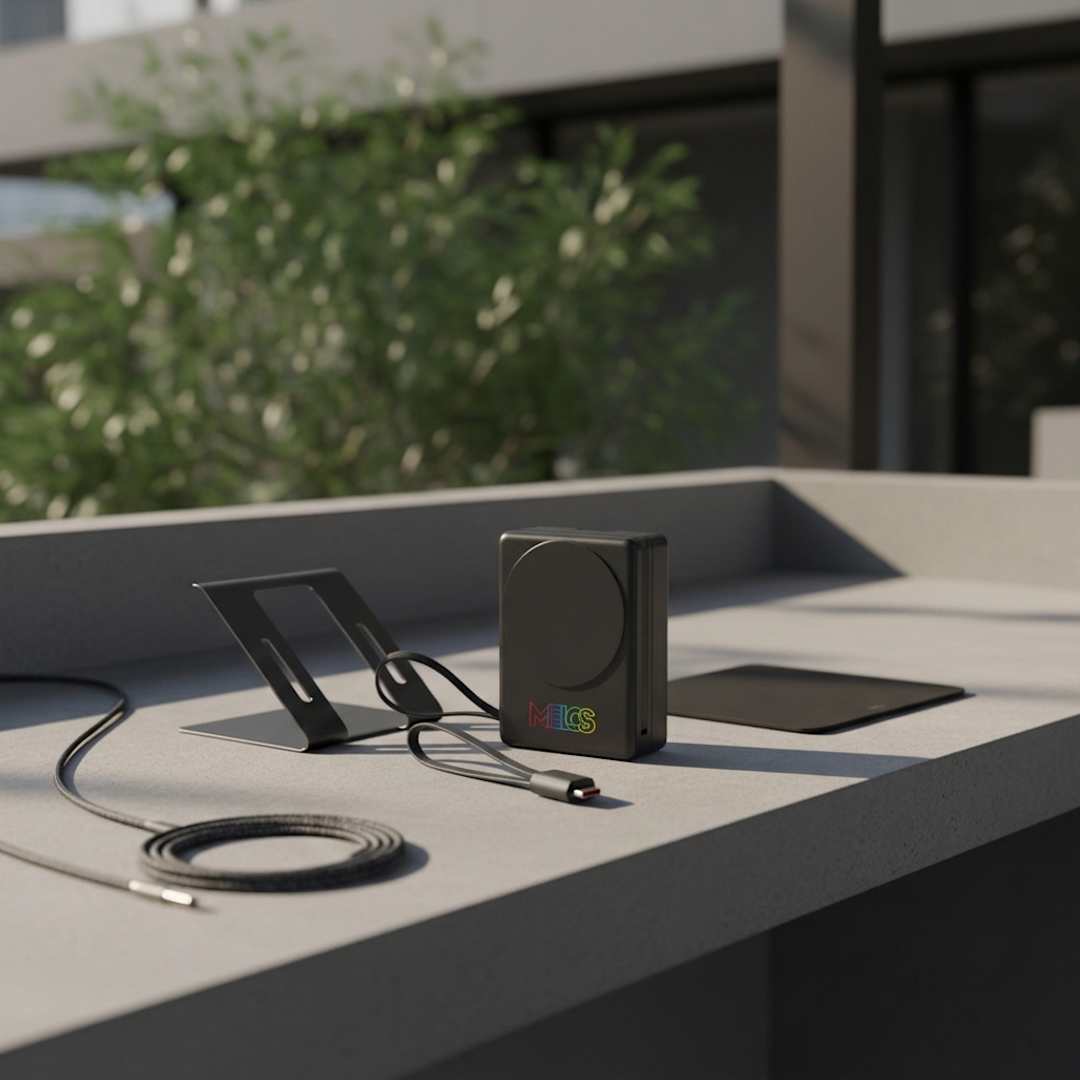 5000 mAh 15W MagClick Power Bank with Wall Charger