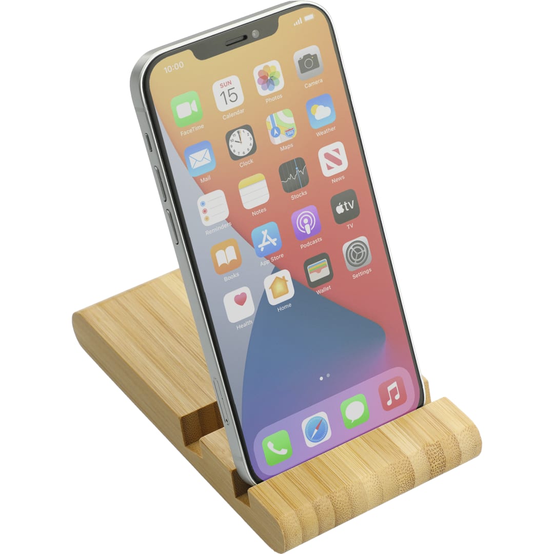 Estand FSC® 100% Bamboo Phone and Tablet Stand