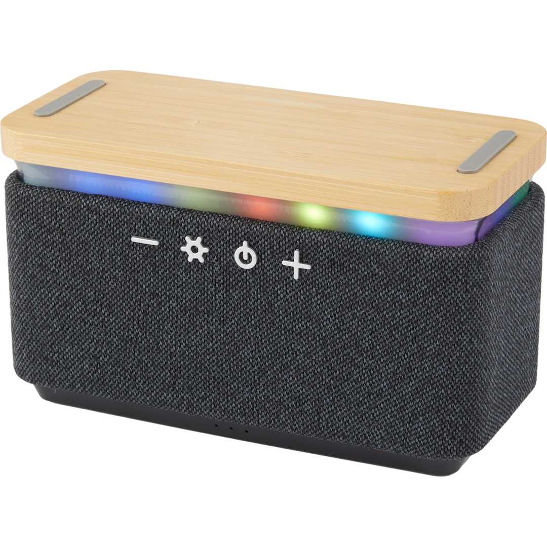Boost Fabric and Bamboo Wireless Charging Speaker