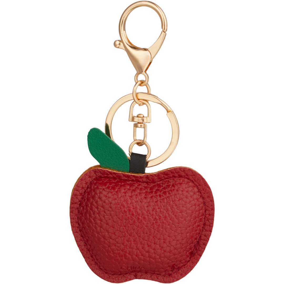 Apple Leather Keychain