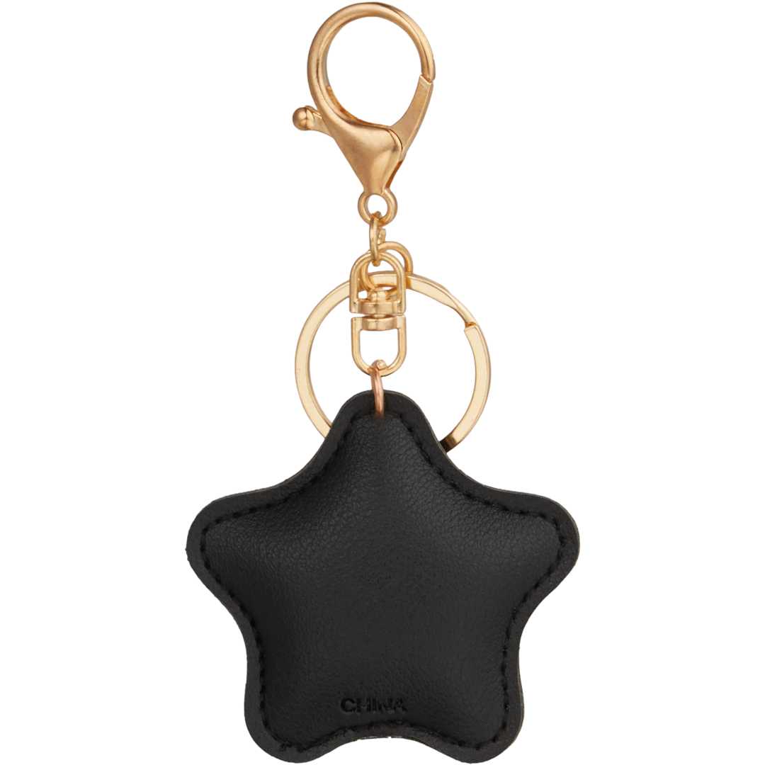 Star Leather Keychain