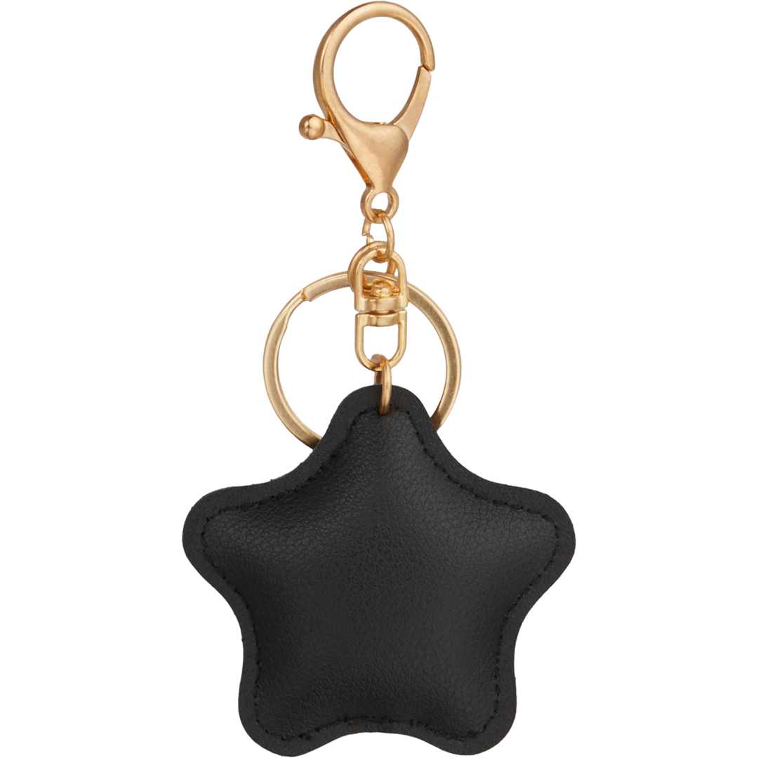 Star Leather Keychain