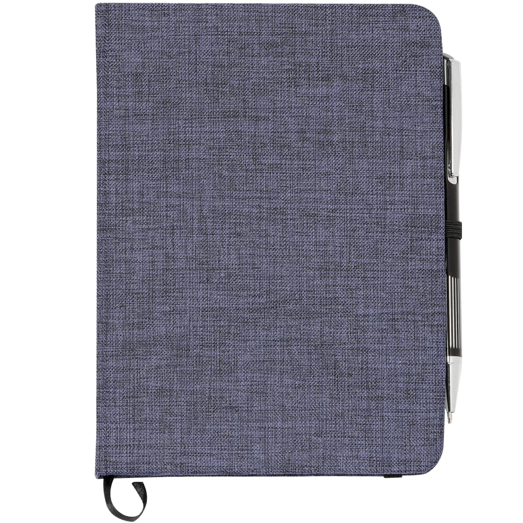FSC® Mix 5" x 7" Heathered Bound Notebook