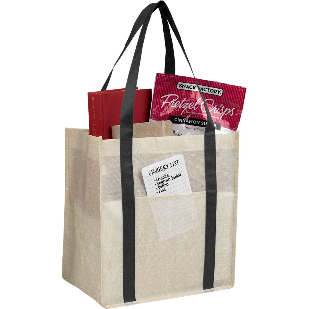 Pluto Recycled Non-Woven Small Grocery Tote