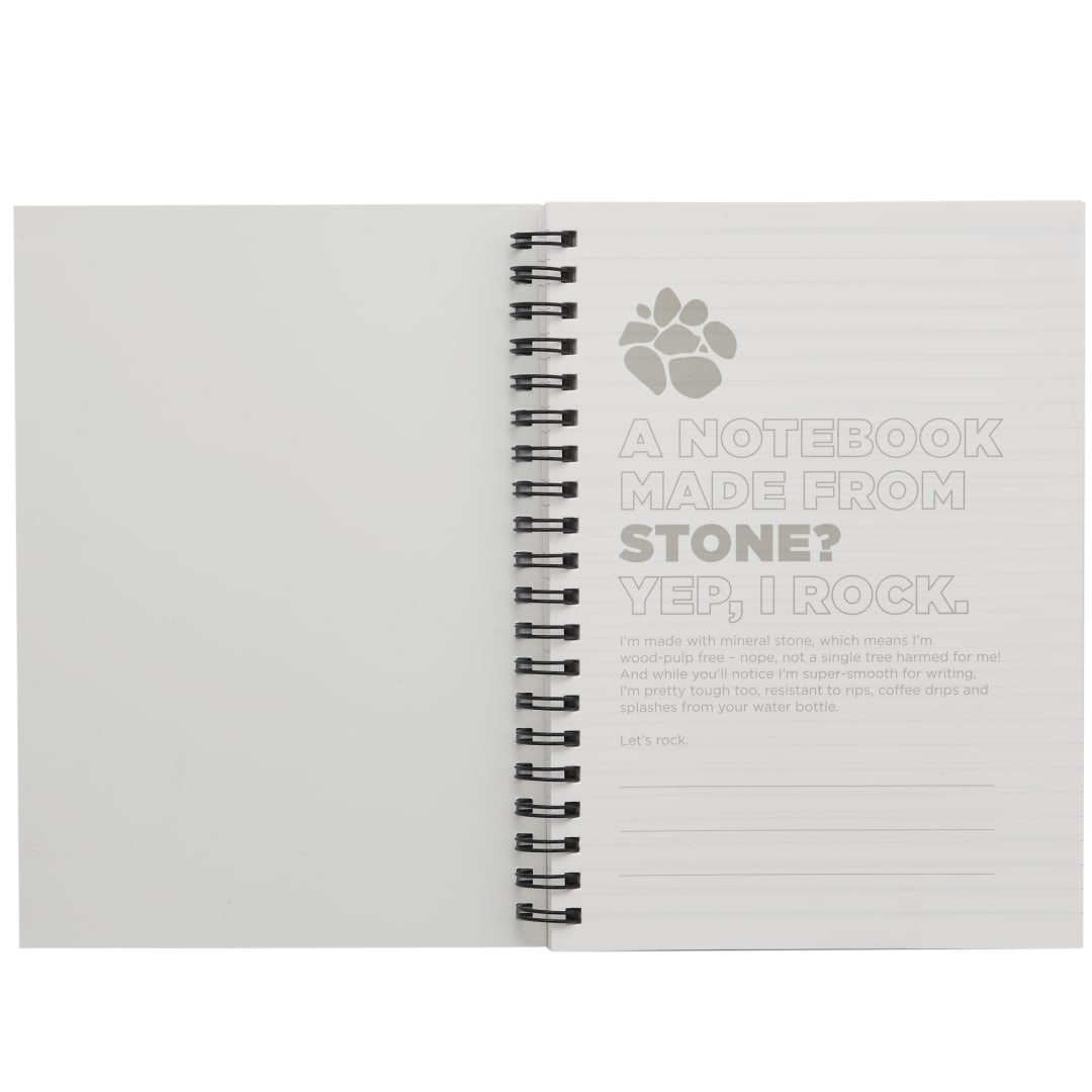 5” x 7” Mineral Stone Field Spiral Notebook