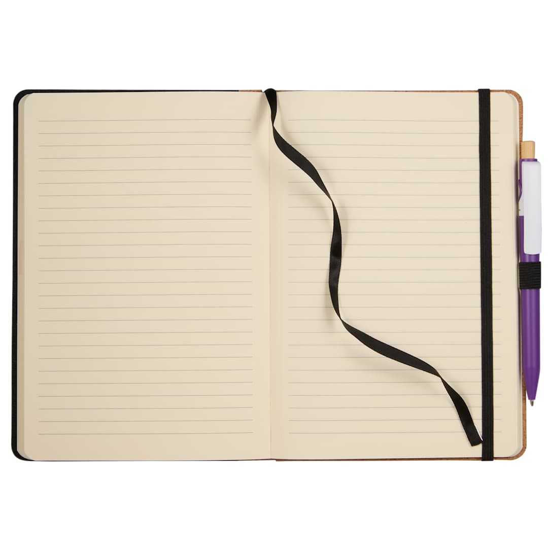 5.5" x 8.5" Recycled PET and Cork Bound Journal