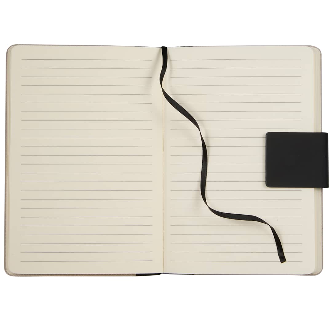 5.5" x 8.5" FSC® Recycled Canvas Bound Notebook