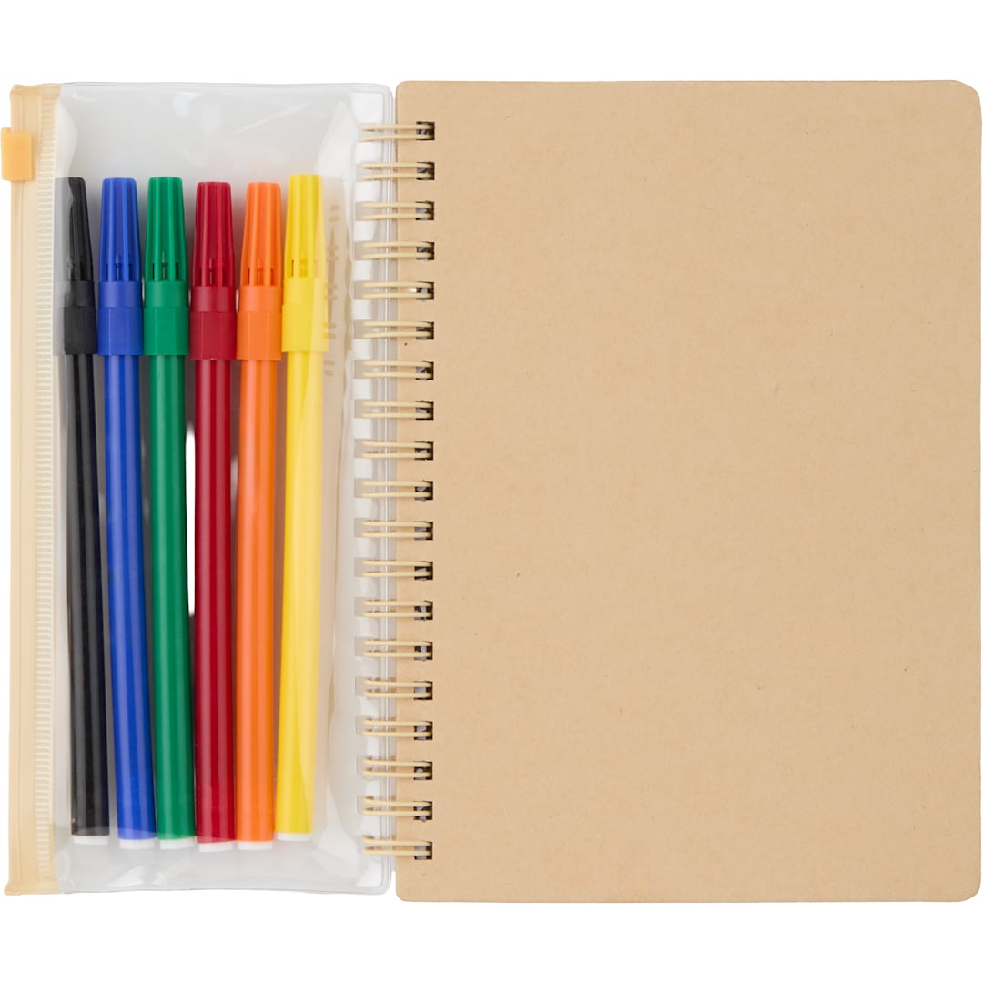 5" x 7"  FSC® Mix Doodle Notebook with Markers?