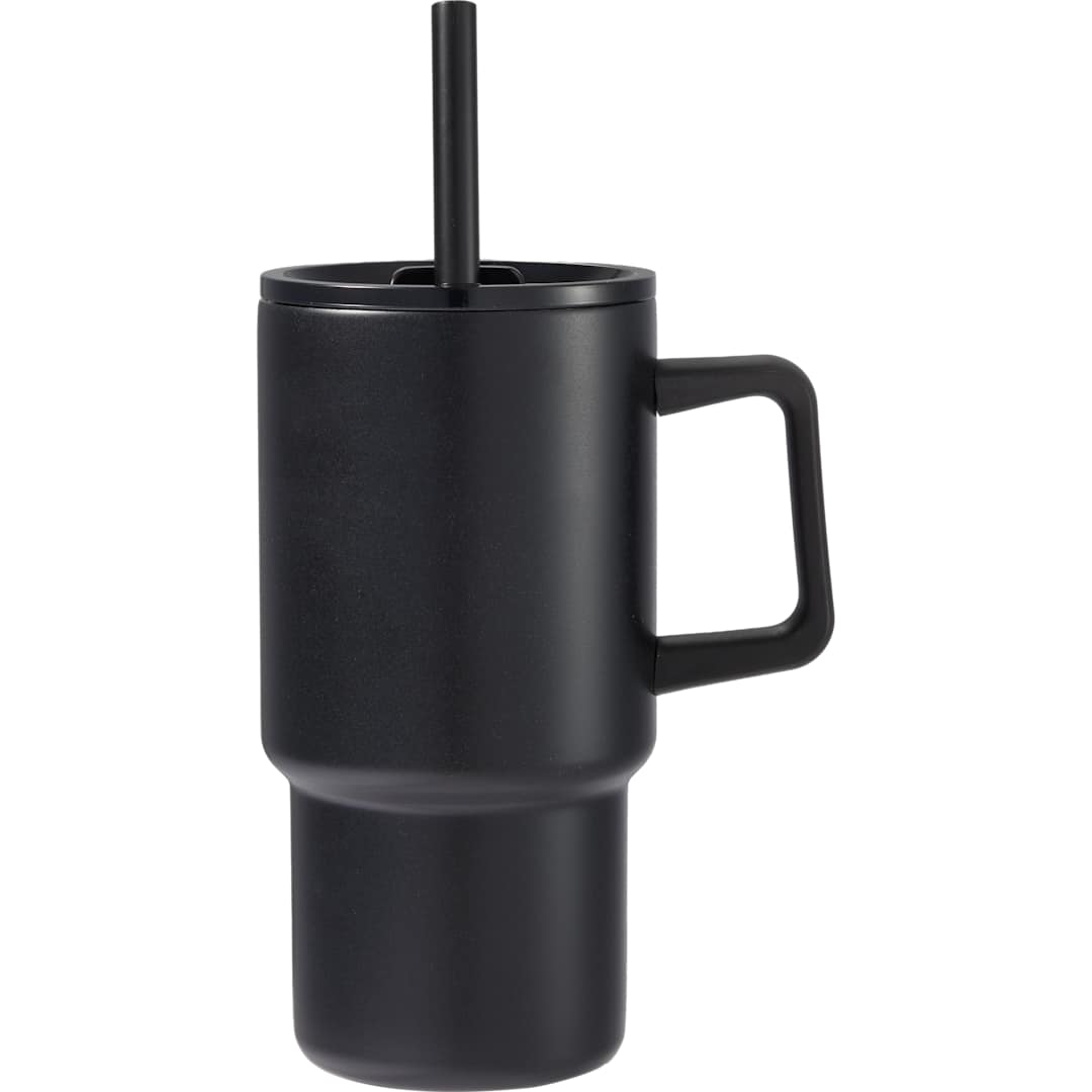 Summit 18oz Recycled Vacuum Insulated Mug w/ Straw