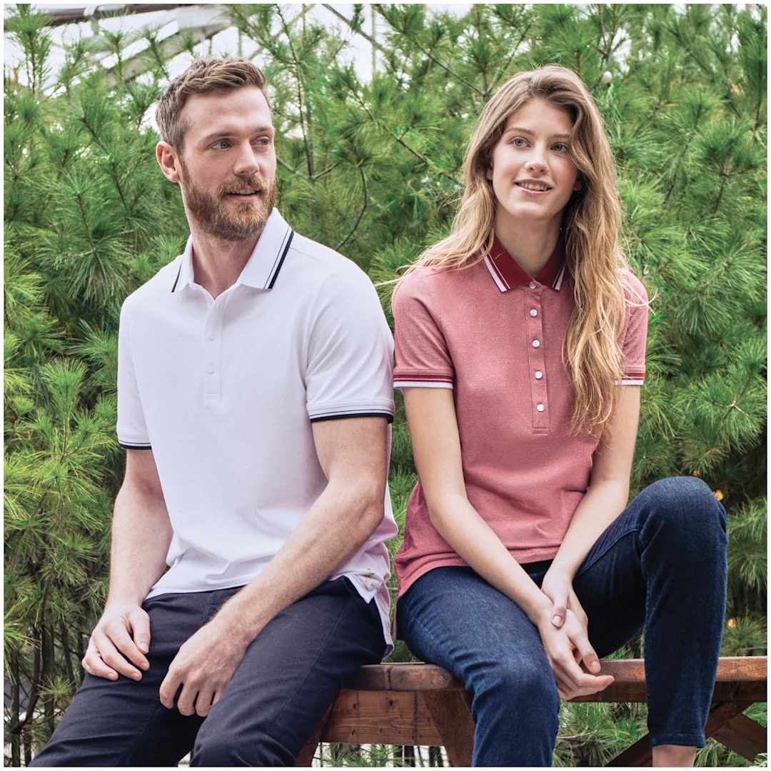 Roots73 Men's LIMESTONE Roots73 SS Polo in White