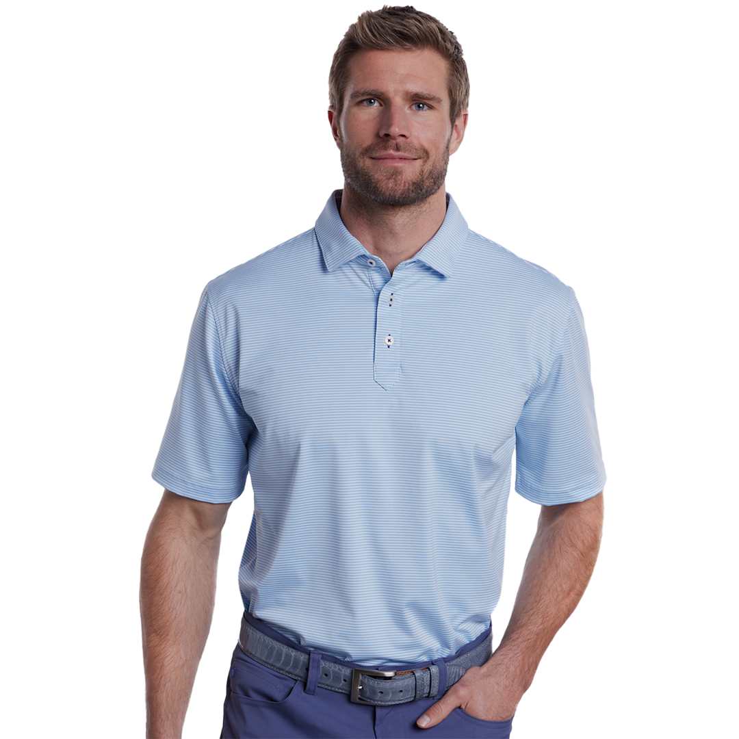 STITCH® Atlantic Stripe Polo Shirt - Men's 140