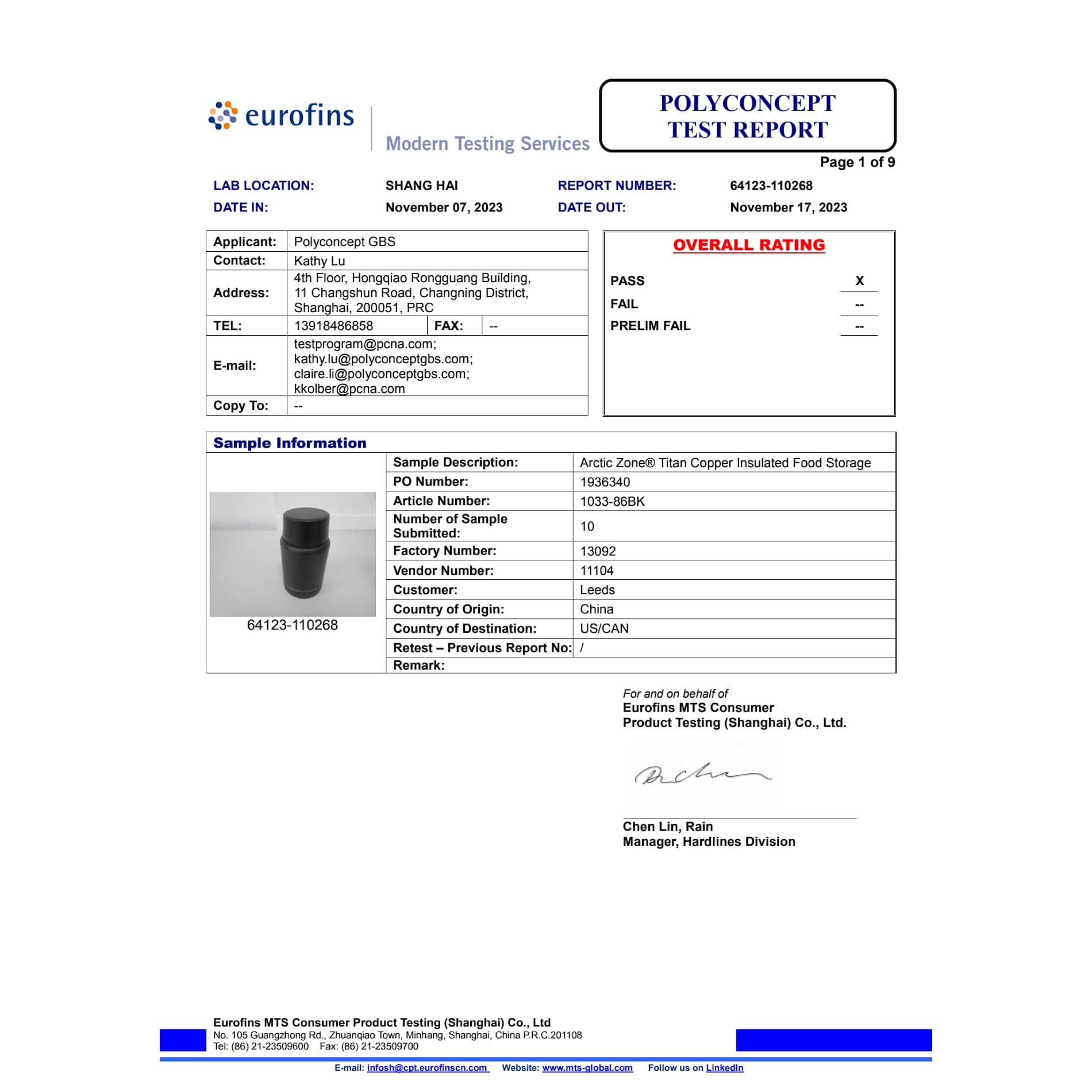 Arctic Zone® Titan Copper Insulated Food Storage 149