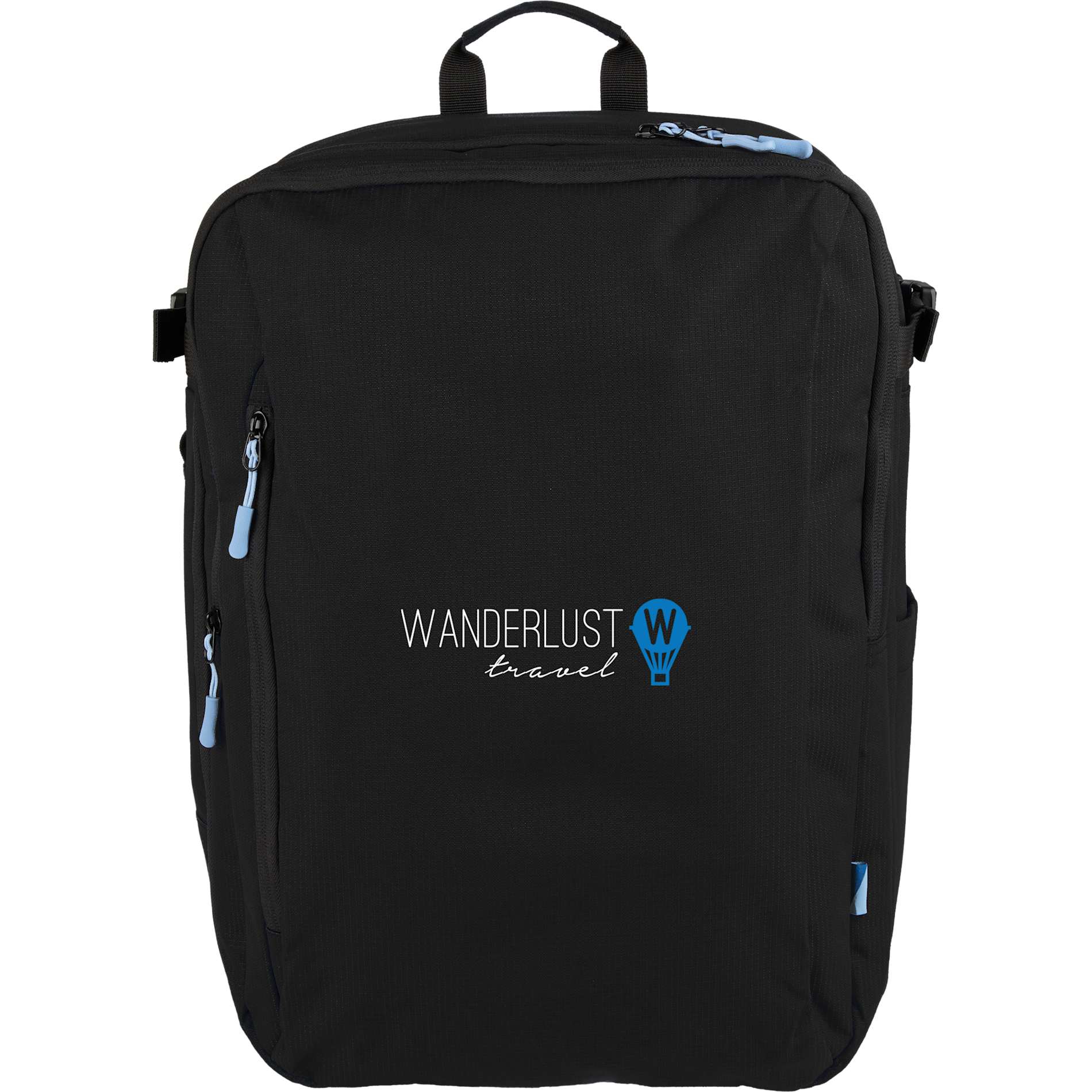 Wander & Roam Travel Backpack — Black (BK)