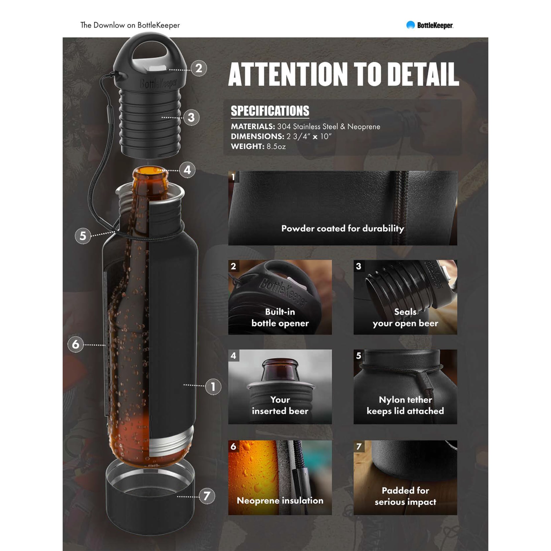 BottleKeeper Standard 2.0 — Black (BK)